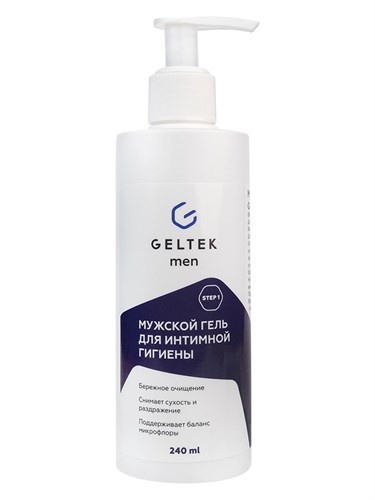 Гельтек - Гель для интимной гигиены Geltek Men, 240 мл 024-130 - фото 78914