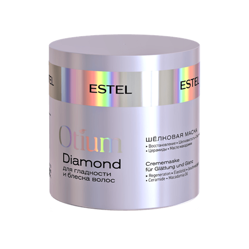 Estel - Otium Diamond Шелковая маска для гладкости и блеска волос, 300 мл 022-622 - фото 82463