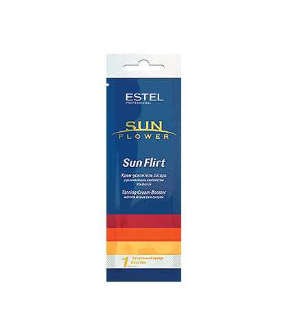 Estel - Крем-усилитель загара в солярии SUNFLOWER Sun Flirt 1степ., 20х15 мл 025-136 - фото 86676