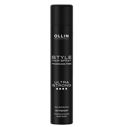 OLLIN - Лак для волос ультрасильной фиксации без отдушки STYLE, 75 мл 011-908 - фото 87739