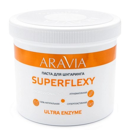 ARAVIA Паста для шугаринга SUPERFLEXY Ultra Enzyme, 750 г 013-559 - фото 9252