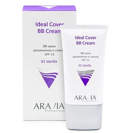 ARAVIA - BB-крем увлажняющий SPF-15 Ideal Cover BB-Cream Vanilla 01, 50 мл 013-603 - фото 9454