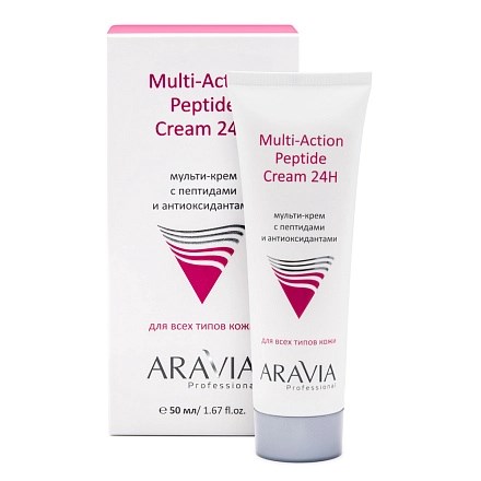 ARAVIA - Мульти-крем с пептидами и антиоксидантным комплексом для лица Multi-Action Peptide Cream, 50 мл 013-623 - фото 9583