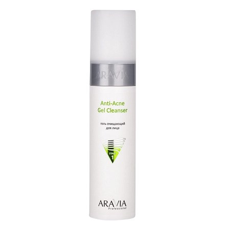 ARAVIA - Гель очищающий для жирной и проблемной кожи лица Anti-Acne Gel Cleanser, 250 мл 013-703 - фото 9990