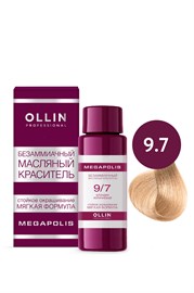 {{photo.Alt || photo.Description || 'OLLIN - 9/7 Megapolis Безаммиачный масляный краситель блонд коричневый, 50 мл'}}