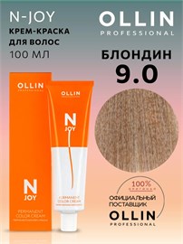 {{photo.Alt || photo.Description || 'OLLIN - 9/0 &quot;N-JOY&quot; Краситель блонд, 100 мл'}}