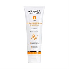 {{photo.Alt || photo.Description || 'ARAVIA - Шампунь питательный для сухих волос Extra Nourishing Shampoo, 250 мл'}}