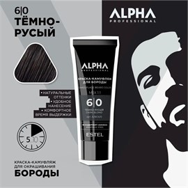 {{photo.Alt || photo.Description || 'Estel - Краска-камуфляж для бороды Alpha Темно-русый 6-0, 40 мл'}}