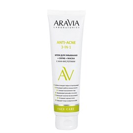 {{photo.Alt || photo.Description || 'ARAVIA - Крем для умывания, скраб, маска Anti-Acne 3-in-1, 100 мл'}}