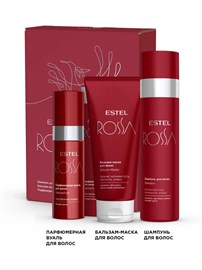 {{photo.Alt || photo.Description || 'Estel - Набор ROSSA: Шампунь, 250 мл + Бальзам-маска, 200 мл + Парфюмерная вуаль, 200 мл'}}