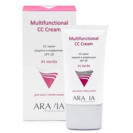 {{photo.Alt || photo.Description || 'ARAVIA - СС-крем защитный SPF-20 Multifunctional CC Cream, Vanilla 01, 50 мл'}}