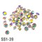 IRISK - Стразы Swarovski конусные, 50 шт., (Австрия; 3 размера; в ассорт.) 015-795 - фото 15814