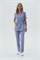 Костюм Поливискоза, Голубой+ 017-411 - фото 56131